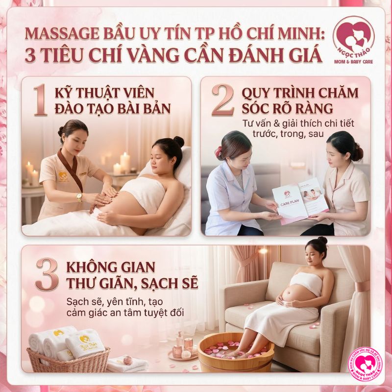 tiêu chí lựa chọn dịch vụ massage bầu uy tín tại tphcm