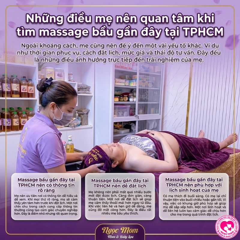 Tìm massage bầu gần đây tại tphcm