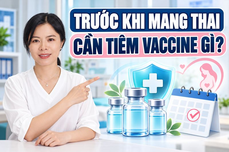 trước khi mang thai cần tiêm vaccine nào