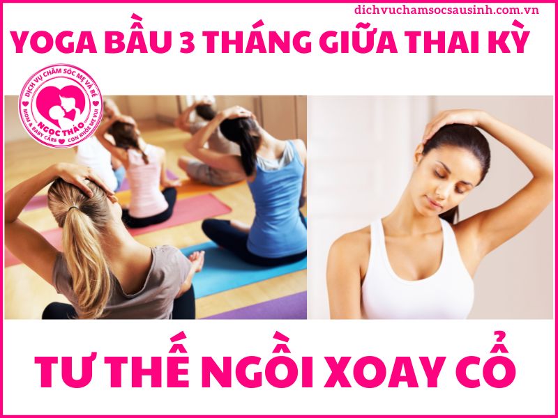 tư thế ngồi xoay cổ