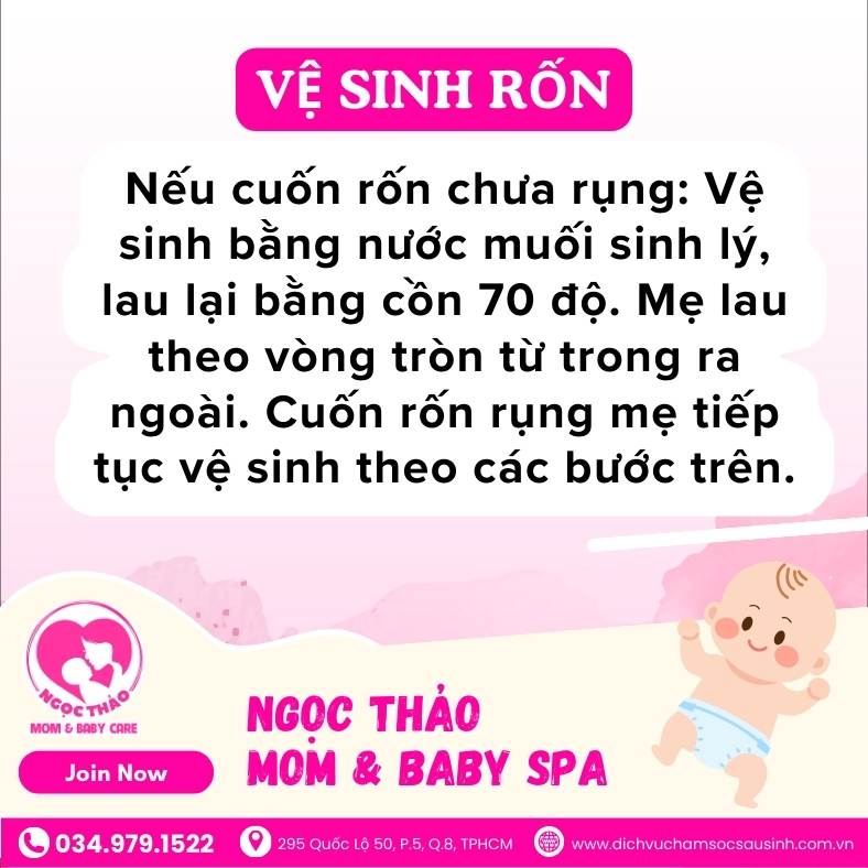 kinh nghiệm chăm sóc vệ sinh rốn cho trẻ sơ sinh