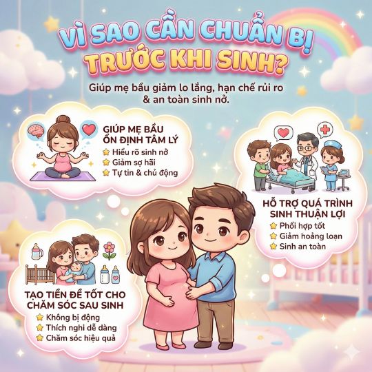 vì sao cần chuẩn bị trước khi sinh