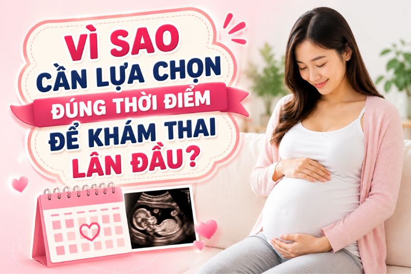vì sao cần lựa chọn thời điểm khám thai phù hợp