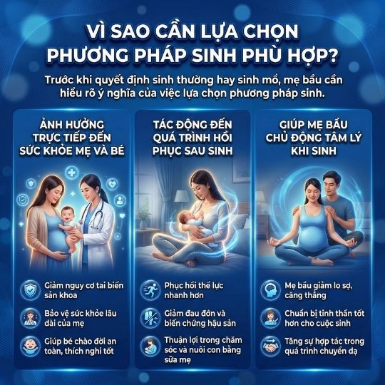 vì sao cần lựa chọn phương án sinh phù hợp