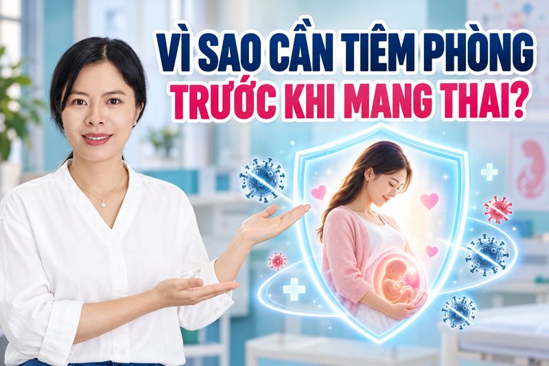 vì sao cần tiêm phòng trước khi mang thai