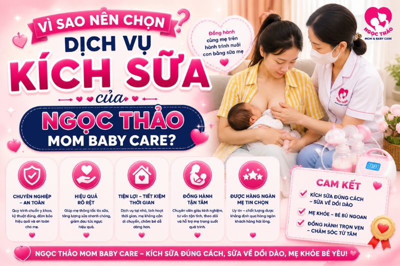 vì sao nên chọn dịch vụ kích sữa