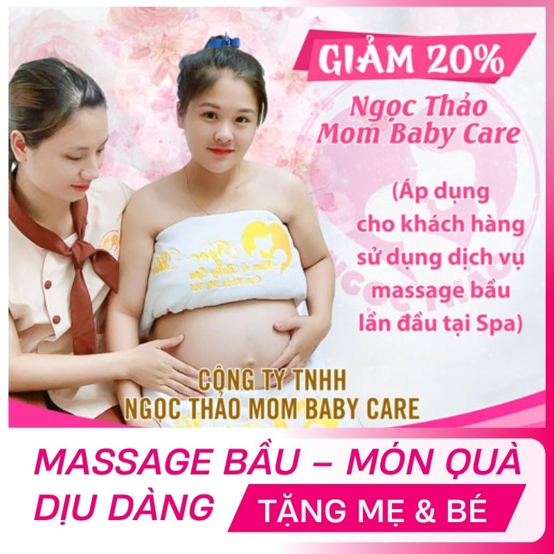 Dịch vụ massage bầu món quà dành tặng cho mẹ bầu